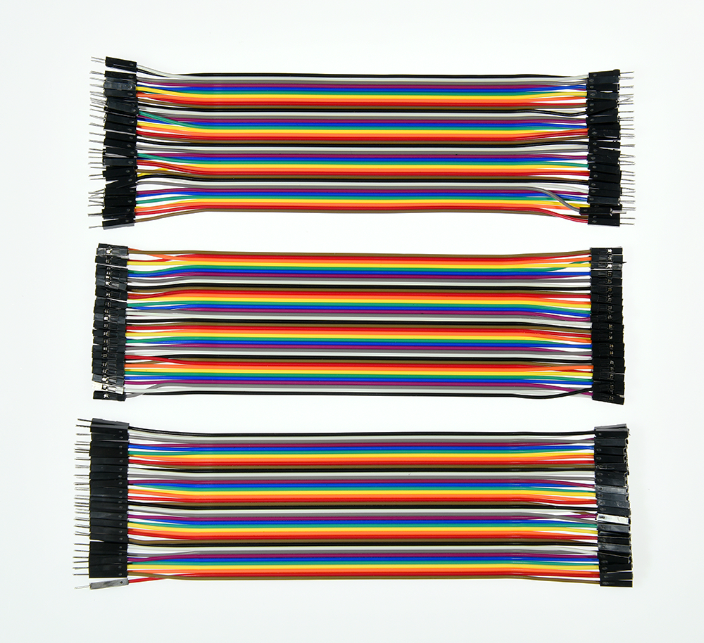 40PC Dupont 20CM Male To Female Jumper Wire Ribbon Cable F Arduino ...